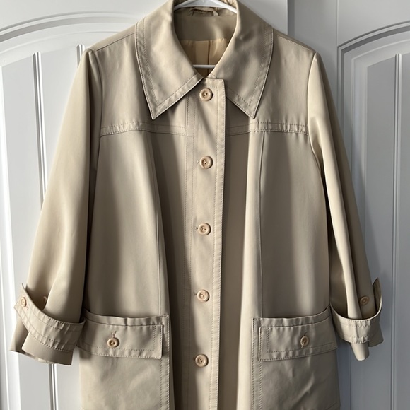 Vintage Forecaster Women's Trench Coat Size XL/ 16-18 - Picture 2 of 14
